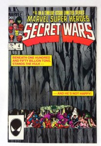 Marvel Super Heroes Secret Wars #4 (1984) Hulk Iron Man Captain America Marvel V