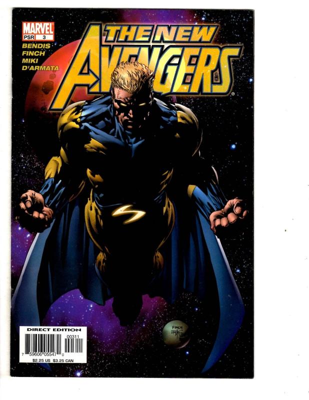 4 The New Avengers Marvel Comic Books # 2 3 11 12 Captain America Wolverine CB4