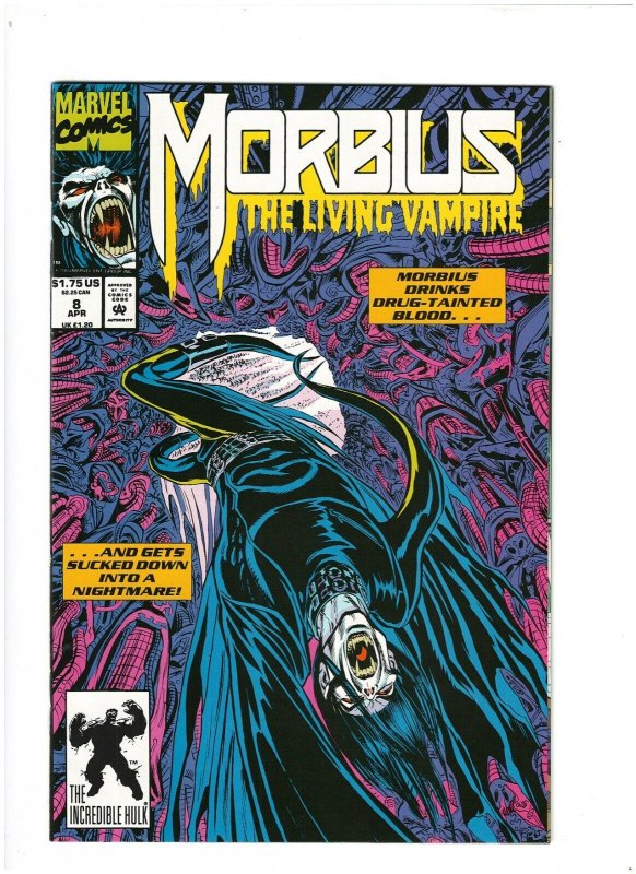 Morbius #8 NM- 9.2 Marvel Comics 1993 Living Vampire 