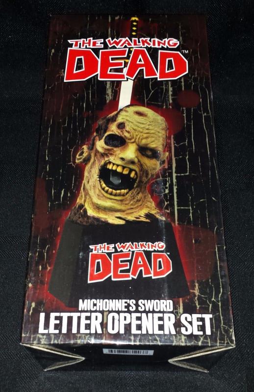 Walking Dead Michonne's Sword Zombie Letter Opener Set - New!