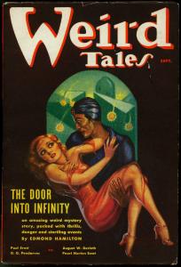 Weird Tales Pulp September 1936-Wild Margaret Brundage cover- Conan VF-