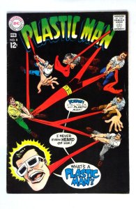 Plastic Man #8 rubbery avenger case DC (1968) FN