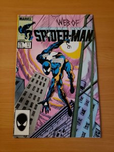 Web of Spider-Man #11 Direct Market Edition ~ NEAR MINT NM ~ (1986 Marvel) 