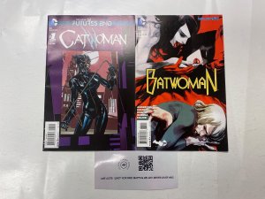 2 DC comic books Catwoman: Futures End #1 Batwoman #34 10 KM19