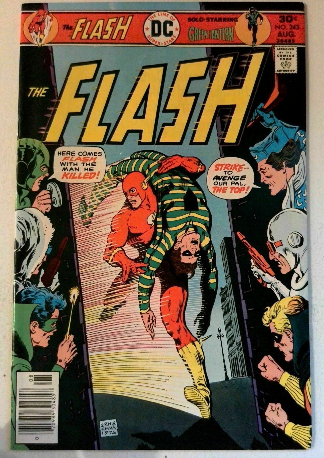 Flash 243 DC 1976 VF Bronze Age Comic Book 1st Print Comic Books