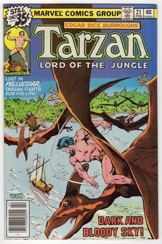 Tarzan #21 ORIGINAL Vintage 1979 Marvel Comics  