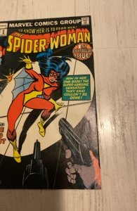 Spider-Woman #1 (1978)it's solo series Water stain lower back