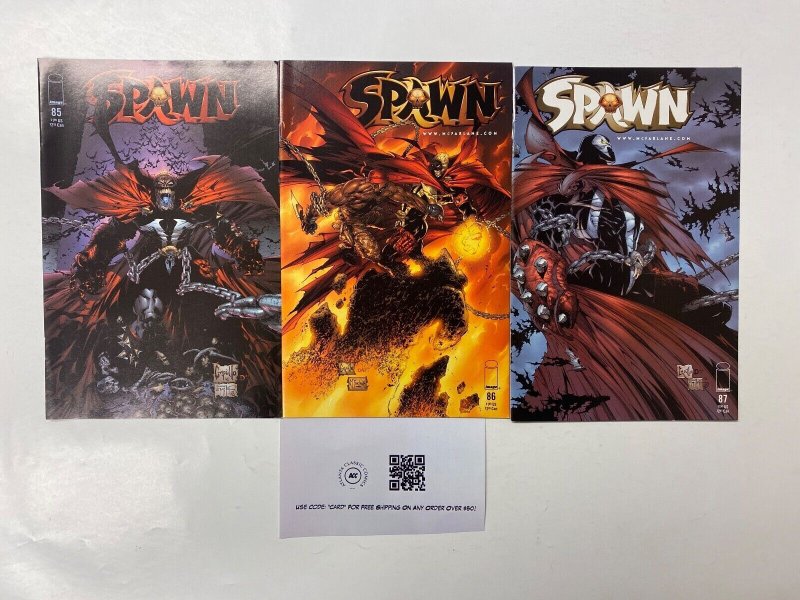 3 Spawn IMAGE comic book #85 86 87 108 MS10