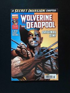 Wolverine and Deadpool UK Edition Secret Invasion #8  PANINI Comics 2010 VF+