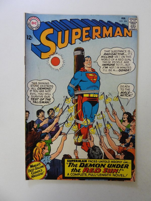 Superman #184 (1966) FN- condition