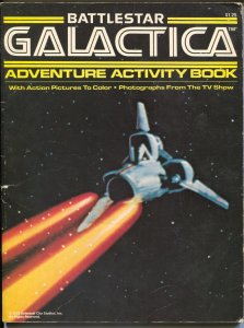 Battlestar Galactica Adventure Activity  Book #16354 1969-TB series-Puzzles-G