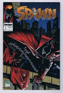 Spawn #5 ORIGINAL Vintage 1993 Image Comics 1st Billy Kincaid 