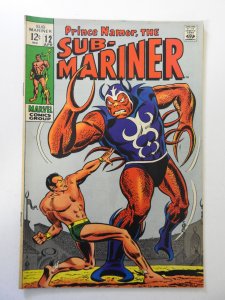 Sub-Mariner #12 (1969) VG+ Condition moisture stain