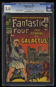 Fantastic Four #48 CGC GD/VG 3.0 Off White to White 1st Galactus Silver Surfer!