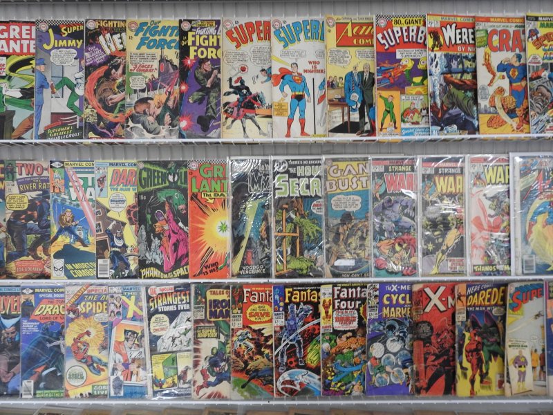 Huge Lot 150+ Low Grade Silver Bronze Age Comics W/X-Men, Thor, Batman+ MORE!!