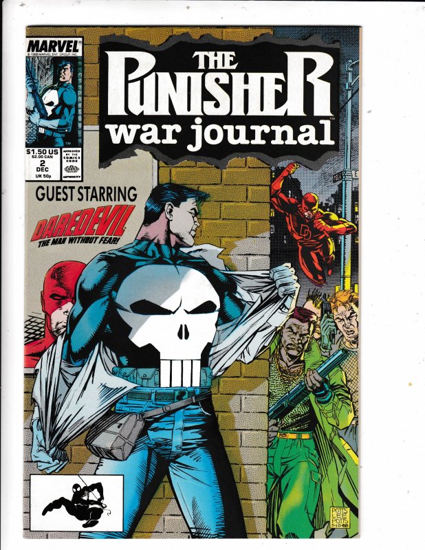 The Punisher War Journal #2 (1988) VF/FN MARVEL COMICS