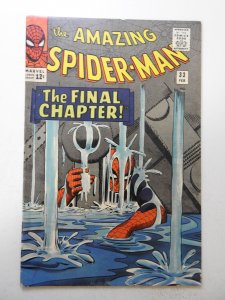 The Amazing Spider-Man #33 (1966) VG+ Condition moisture stain