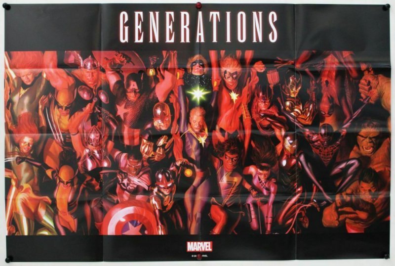 Marvel Generations 2017 Folded Promo Poster [P58] (36 x 24) - New!