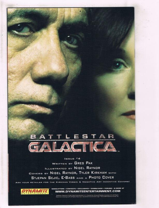 Battlestar Galactica # 3 NM 1st Print Photo Variant Cover Dynamite Comics J110
