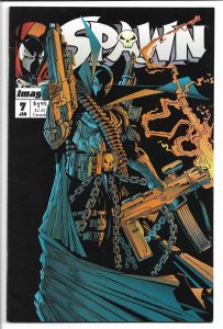 Spawn #7 (1993) VF-NM With centerfold Spawn Mobile Poster