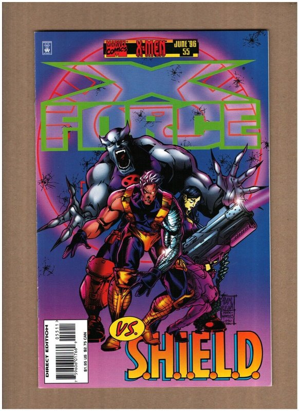 X-Force #55 Marvel Comics 1996 Jeph Loeb Cable Domino VF+ 8.5