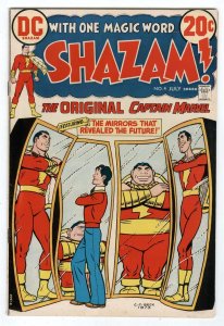 Shazam #4 July 1973 Captain Marvel ORIGIN RETOLD -Freddy & Mary Cameos C.C.Beck 