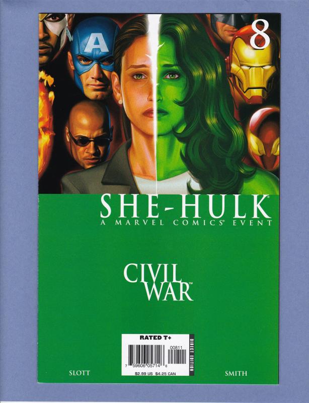 She-Hulk #8 VF Civil War