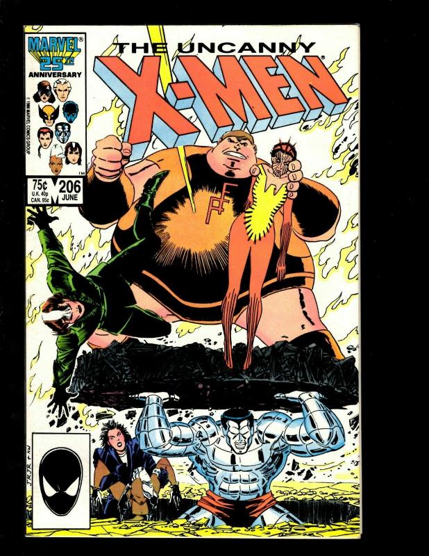 10 Uncanny X-Men Marvel Comics # 203 204 205 206 207 208 209 214 215 216 SM13