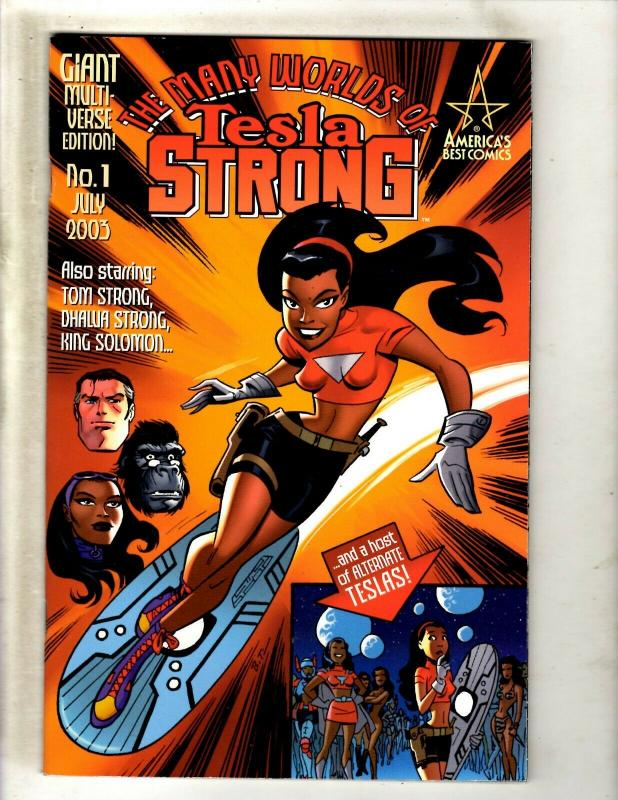 7 Comics Tesla Strong #1, Tom Strong Family #13, Terrific Tales #1 2 3 4 5 J54