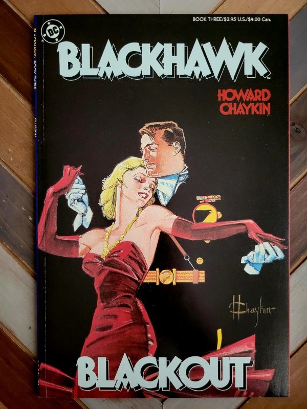 BLACKHAWK #3 VF/NM 9.0 (DC 1988) Blackout Cold War Mini Series Howard Chaykin