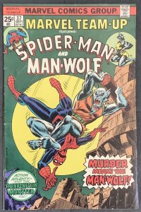 Marvel Team-Up #37 (1975, Marvel) Featuring Man-Wolf. FN/VF