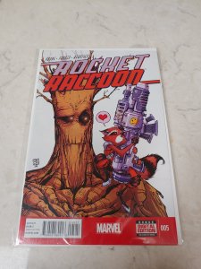 Rocket Raccoon #5 (2014 Marvel) Skottie Young Main Cover NM