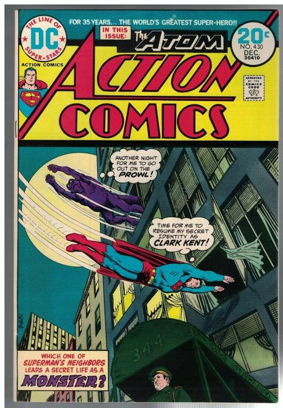 ACTION 430 FN  Dec. 1973  Atom back up story