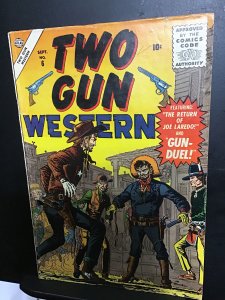 Two Gun Western #6 (1956) rare pre-hero Marvel Western Mid-High-grade! FN/VF