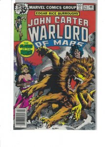 John Carter, Warlord of Mars #21