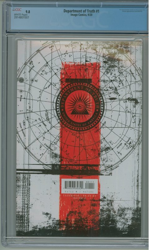 Department of Truth #1 (2020) CGC 9.8!