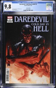 DAREDEVIL COLD DAY IN HELL #2 MARVEL 2025 GABRIELE DELL'OTTO VARIANT CGC 9.8 NM