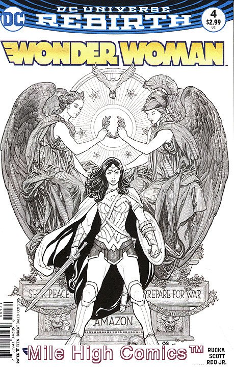 WONDER WOMAN  (2016 Series)  (DC REBIRTH) #4 VARIANT Near Mint Comics Book