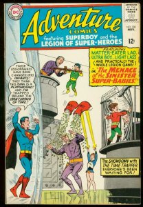 ADVENTURE COMICS #338-SUPERBOY- SUPER-BABIES - DC COMIC FN-