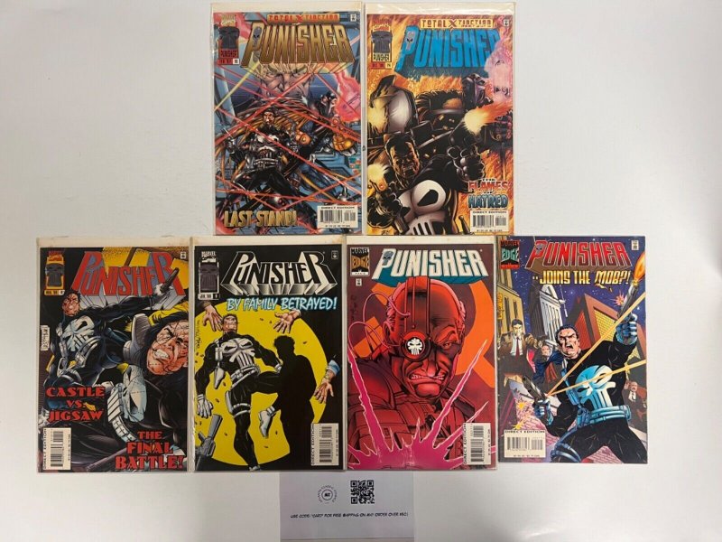 6 The Punisher Marvel Comic Books # 2 5 9 14 16 Spiderman Defenders 69 SM6