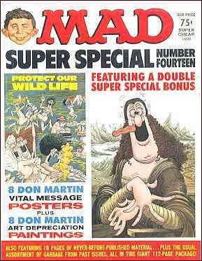 Mad Super Special #14A GD ; E.C | low grade comic with mini-posters