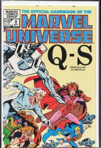 The Official Handbook of the Marvel Universe #9 (1983) Quasar