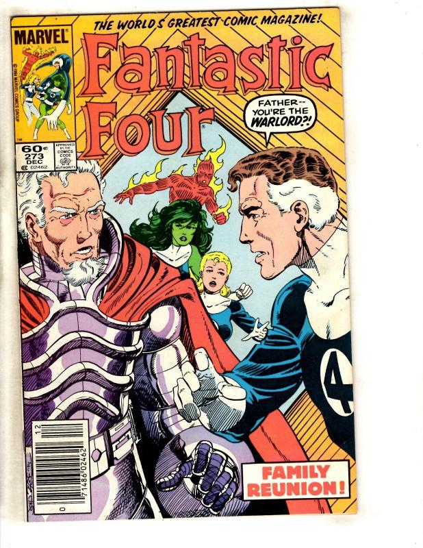 10 Fantastic Four Marvel Comics # 272 273 274 275 276 277 278 279 280 281 RJ1