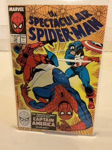 Spectacular Spider-Man #138  1988  VF  Captain America!