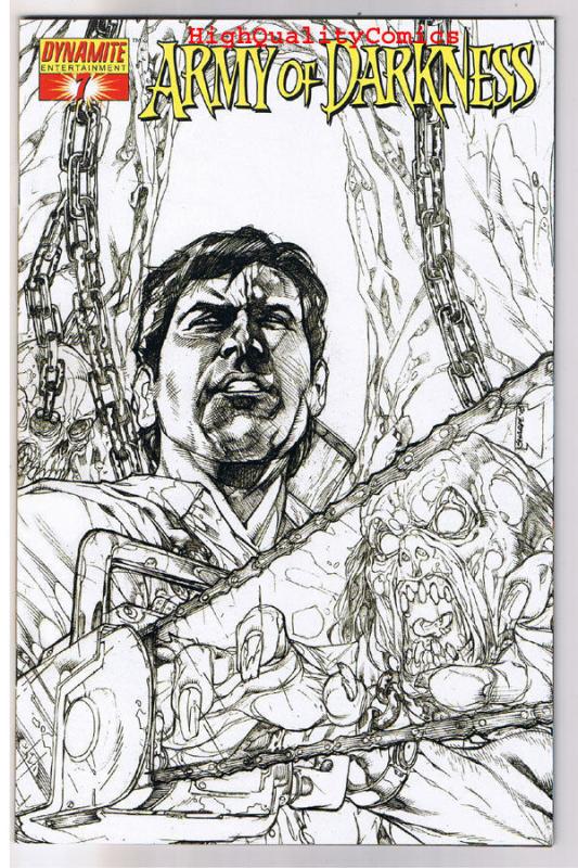 ARMY of DARKNESS #7, NM+, Sketch Variant limited, more AOD in store