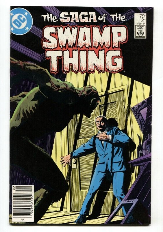 SAGA OF THE SWAMP THING #21 comic book  Alan Moore