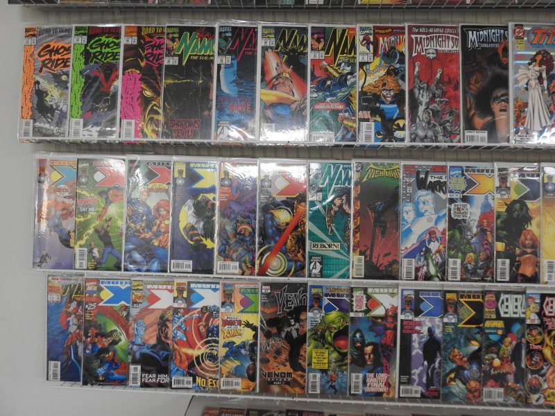 Huge Lot 130+ Comics W/ Venom, Ghost Rider, Namor+ Avg VF Condition!