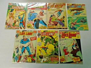 Bronze Age Lois Lane Comic Lot 20¢ Covers From #124-137 14 Diff 4.0 VG (1972-74)