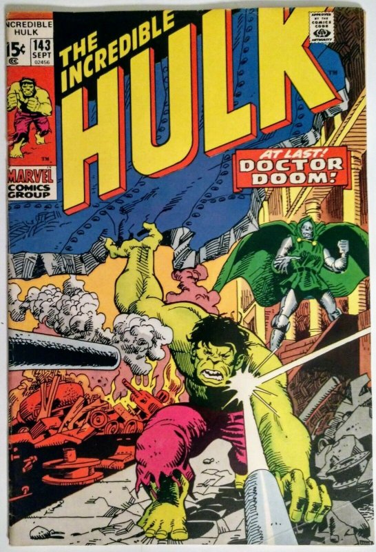 Incredible Hulk #143, Dr. Doom/Herb Trimpe & Roy Thomas