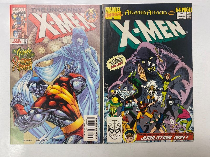 5 Uncanny X-Men MARVEL comic books #365 Annual #13 '96 #-1 306 56 KM15